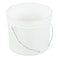 Vestil 2 Gal Open Head Pail with Steel Handle, White PAIL-2-PWS - alternate 1